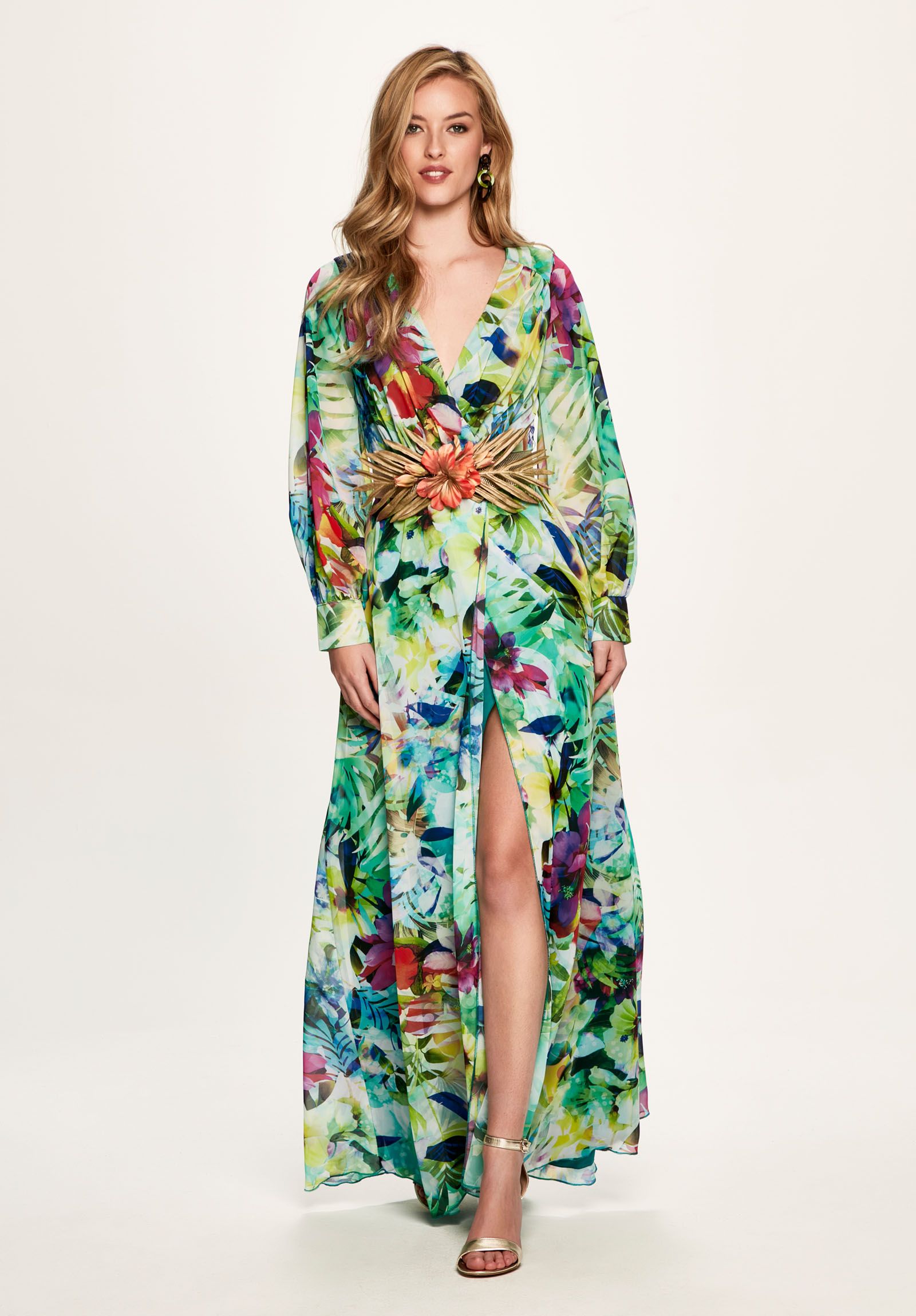 Vestido tropical para boda cheap