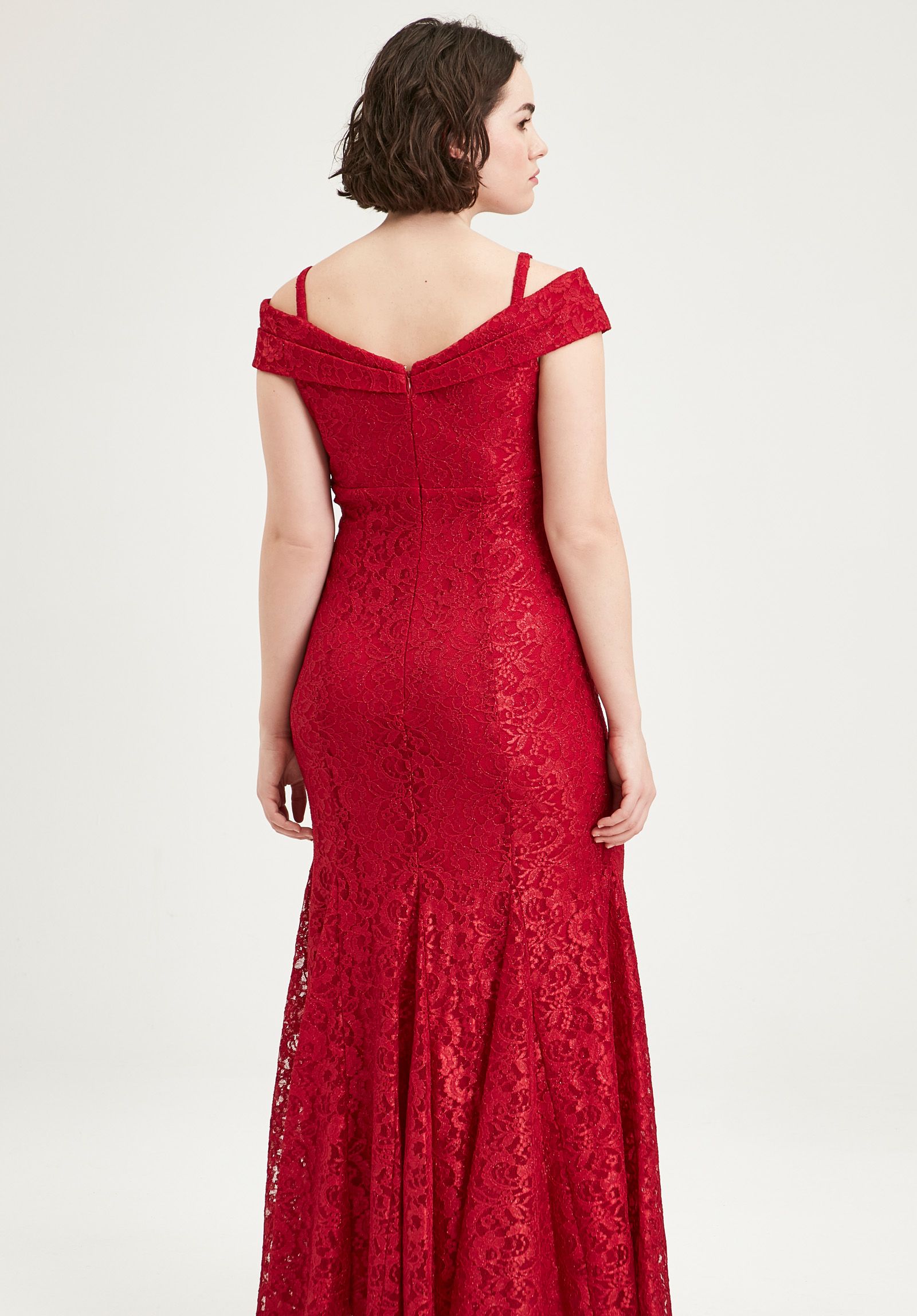 Vestidos rojos online tallas grandes