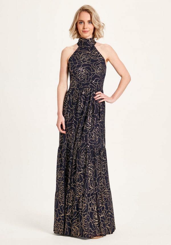 Vestidos de invitada con cuello halter